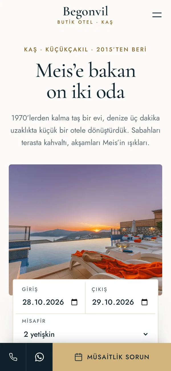 Riviera temasının telefondaki görünümü