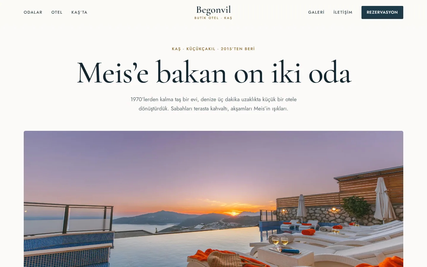 Riviera temasının ana sayfası